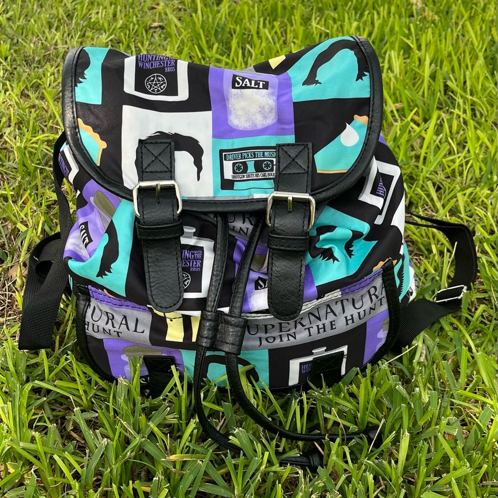 Rare Hot Topic Supernatural Backpack EUC